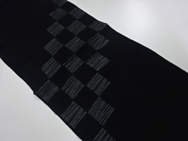 未使用品　正絹　絽　縮緬地帯揚げ